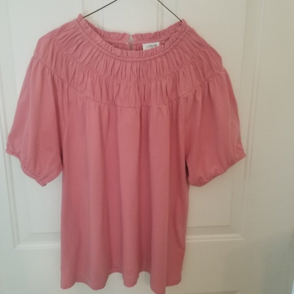 J. CREW Womens Salmon Shirt, Size Medium